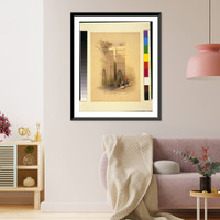 The nilometer, Island of Rhoda.David Roberts, R.A, Historic Print