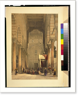 Historic Framed Print, Interior of the mosque of the Metwalys.David Roberts, R.A.,  17-7/8" x 21-7/8"