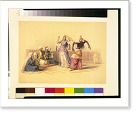 Dancing girls at Cairo.David Roberts, R.A, Historic Print