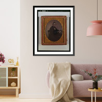 Occupational portrait of a watchmaker, three-quarter length, seated at table with watches - 2, Vintage Wall Art