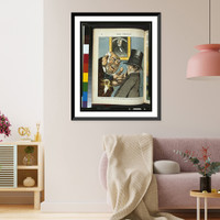 Hanna: that man Clay was an ass. It's better to be president than to be right.Geo. B. Luks. - 2, Vintage Print