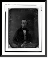Historic Framed Print, [Cornelius Mathews, half-length portrait, facing front, wearing spectacles] - 2,  17-7/8" x 21-7/8"