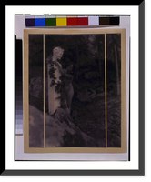 Nude youth with laurel wreath embracing Herm of Pan - 2, Vintage Wall Art