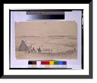 The plains of Manassas, looking towards the Bull Run Mountains, from Gen. T.F. Meagher's headquarters.E. Forbes. - 2 Classic, Antique Print