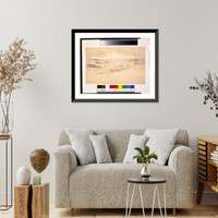 Historic Framed Print, Bell-Plains [sic], the principal depot for stores,  17-7/8" x 21-7/8"