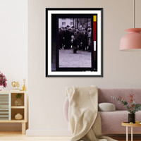 Historic Framed Print, [Boccie players],  17-7/8" x 21-7/8"