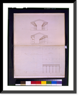 Church interior. Plan, elevation, and perspective sections from different points of view - 2, Vintage Wall Art