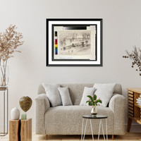 The charge across the Burnside Bridge. Antietam.E. Forbes. - 3, Vintage Poster