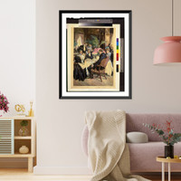 Over-indulgence. a spoiled Thanksgiving, Historic Print