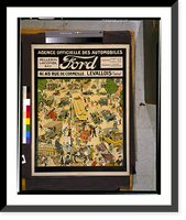 Ford-Agence officielle des automobiles..Edouard Bernard, Historic Print