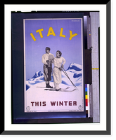 Historic Framed Print, Italy this winter.Michahelles.,  17-7/8" x 21-7/8"