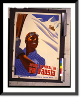 Sports Invernali In Val D'Aosta.Puppo ; ENIT. Classic, Historic Reproduction