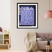 Join NSA, National Ski Association.Herbert Bayer, Antique Wall Art