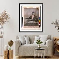 Teacher and girl modeling clay Classic, Vintage Poster