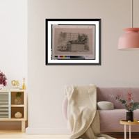 General Harrison's log cabin marc & quick step - 2, Antique Wall Art