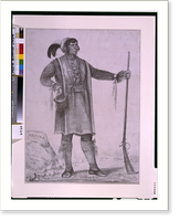 Historic Portrait - Osceola of Florida.drawn on stone by Geo