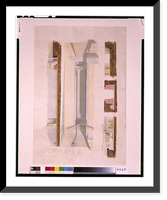 Historic Framed Print, [Erie Canal lock. Plan, elevation, and sections],  17-7/8" x 21-7/8"