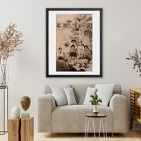 Historic Framed Print, Thus did the Great Squab Syndicate soar,  17-7/8" x 21-7/8"