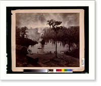 Antique Architecture - Steamboats - Steamboat approaching dock