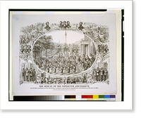 The result of the Fifteenth Amendment, and the rise and progress of the African race in America and its final accomplishment, and celebration on May 19th, A.D., 1870 - 3, Historic Reproduction