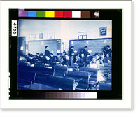 Historic Framed Print, [Classroom at the Indian Industrial School, Carlisle, Pennsylvania] - 2,  17-7/8" x 21-7/8"
