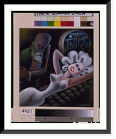 Historic Framed Print, [Impossible interviews: Sigmund Freud vs. Jean Harlow].Covarrubias. - 3,  17-7/8" x 21-7/8"