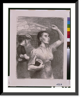 Historic Framed Print, Farewell.Raphael Soyer. - 2,  17-7/8" x 21-7/8"