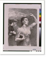 Historic Framed Print, Farewell.Raphael Soyer. - 2,  17-7/8" x 21-7/8"