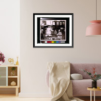 Historic Framed Print, [Thurgood Marshall with client Donald Gaines Murray, who was denied entry into the University of Maryland Law School, and another attorney, probably Charles Houston, during court proceedings, Maryland] - 2,  17-7/8" x 21-7/8"