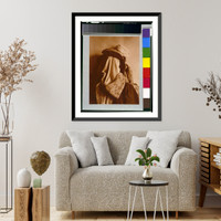 Person in elaborate costume and turban, three-quarter length, rear view, face turned away - 2, Vintage Wall Art