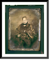 Historic Framed Print, [James Moore Wayne, three-quarter length portrait, facing slightly left, seated, wearing judicial robes] - 2,  17-7/8" x 21-7/8"