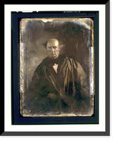 Historic Framed Print, [Levi Woodbury, half-length portrait, facing front, wearing judicial robes] - 2,  17-7/8" x 21-7/8"