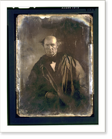 Historic Framed Print, [Levi Woodbury, half-length portrait, facing front, wearing judicial robes] - 2,  17-7/8" x 21-7/8"