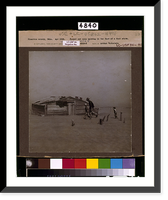 Farmer and sons walking in the face of a dust storm. Cimarron County, Oklahoma, Antique Wall Art