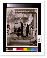 African American preacher Daddy Grace, in Arab dress, with arms raised, and image of Christ in top left corner, Harlem.VanDerZee, N.Y.C., 38, Historic Print