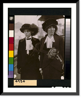 President-elect Woodrow Wilson's daughters, Jessie and Eleanor, half-length portrait, Antique Wall Art