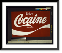Historic Framed Print, Enjoy cocaine - 2,  17-7/8" x 21-7/8"