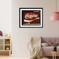 Historic Framed Print, Enjoy cocaine - 2,  17-7/8" x 21-7/8"