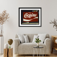 Historic Framed Print, Enjoy cocaine - 2,  17-7/8" x 21-7/8"