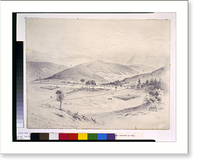 Front Royal Va.. The Union Army under Banks entering the town, Vintage Poster