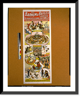 Historic Framed Print, Die Barnum & Bailey groesste schaustellung der welt [...] Eine Herrliche Menagerie [...] - 2,  17-7/8" x 21-7/8"