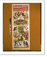 Historic Framed Print, Die Barnum & Bailey groesste schaustellung der welt [...] Eine Herrliche Menagerie [...] - 2,  17-7/8" x 21-7/8"