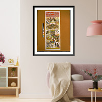 Historic Framed Print, Die Barnum & Bailey groesste schaustellung der welt [...] Eine Herrliche Menagerie [...] - 2,  17-7/8" x 21-7/8"