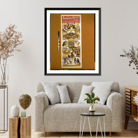 Historic Framed Print, Die Barnum & Bailey groesste schaustellung der welt [...] Eine Herrliche Menagerie [...] - 2,  17-7/8" x 21-7/8"