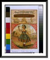 Our favorite". Manufactured "only" by J.E. Nicholson & Co.. Dealers in cigars, tobacco & snuff", Vintage Poster