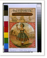 Our favorite". Manufactured "only" by J.E. Nicholson & Co.. Dealers in cigars, tobacco & snuff", Vintage Poster