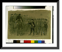 Surrender of the revolting Garibaldi Guards to the U.S. Cavalry, Historic Print