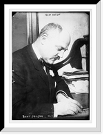 Bert Hanson, three-quarters bust, writing Classic, Antique Print