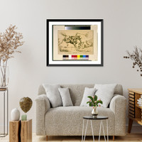 The horse America, throwing his master, Antique Print