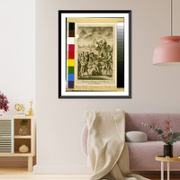 Historic Framed Print, News from America, or the Patriots in the dumps - 2,  17-7/8" x 21-7/8"